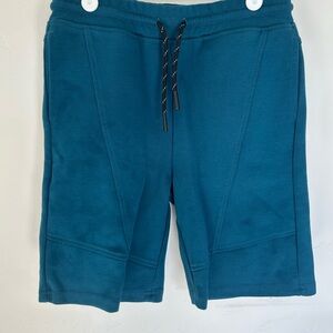 Kids Teal Drawstring Shorts